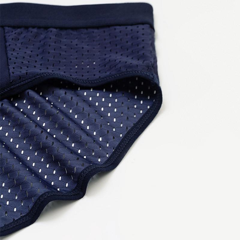 Quick-drying Mesh Ice Silk Men's Briefs for Men's Modal Breathable Summer Refreshing Mesh Pants Ultra-thin