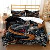 3D Dragon Tier Printed Queen Bedding Set King Size Bedding Set Soft and Comfortable Bedding Set Luxury