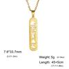 Dawapara Eye of Horus with Ankh Cross Necklace Key of Life Protection Ancient Egypt Jewelry Stainless Steel Necklace