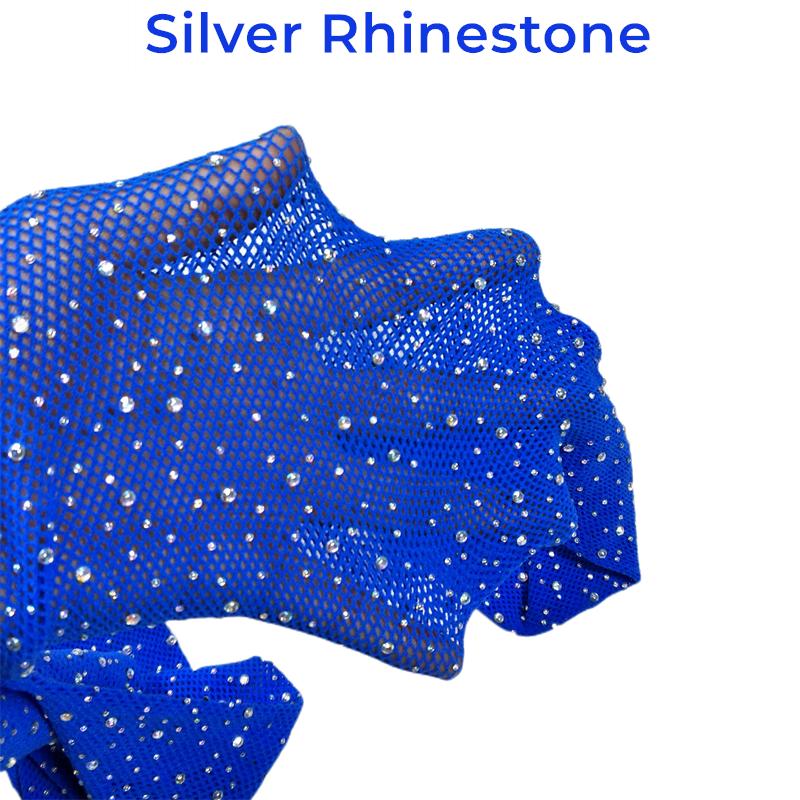 Zomer Dames Glanzende Visnet Panty's Bling Gekleurd En Zilveren Strass Visnet Leggings Glitter Dans Glitter Gaas Panty's