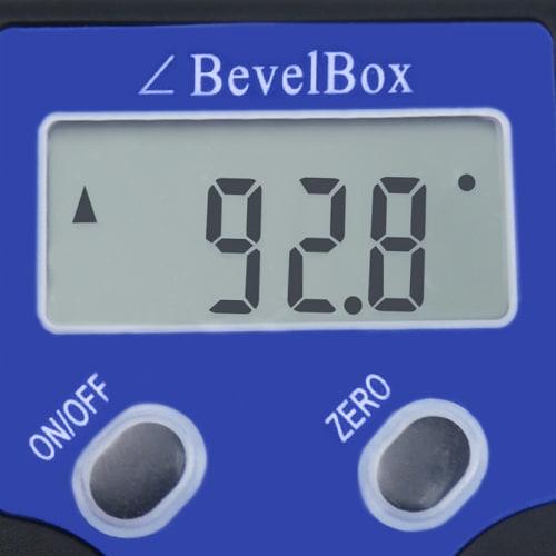 TECKOPLUS Digital Angle Meter, Inclinometer, Bevel Box, Angle Meter with Mode, }180.0, 3 Internal Magnets, IP54 Waterproof