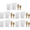 T Type 2 Pin Power Plug Set, Male and Female Connectors, ABS Electrical Automotive Wire Connector, Car Cable Radio Power Connectors Fit for FT 7800R