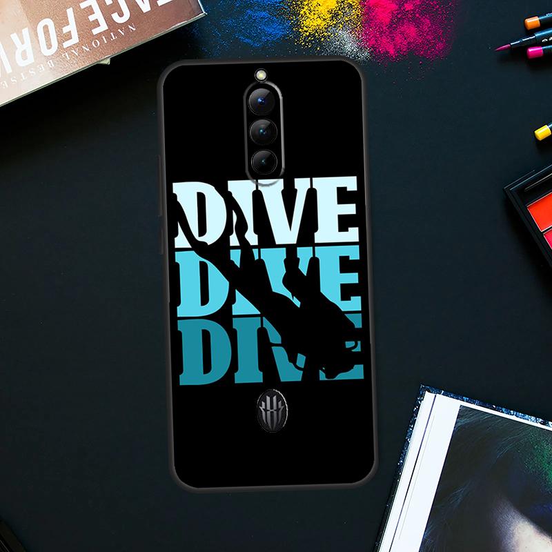

Dive Scuba Divers Diving Case For ZTE Nubia Red Magic 9 Pro Plus RedMagic 8 8S Pro Plus 6 7 6S 7S Pro 5G 5S 6R Cover Red Magic 7S