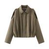 European and American Style, New Women's Clothing, Fashionable, Casual, Versatile, Imitation Deerskin Jacket