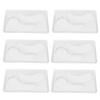 12Pcs DIY Under Eye Patches Molds Safe Healthy Natural Reusable Transparent Eye Mask Patch Tray Plate