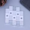 2/5Pcs Reprap Diy 2Gt/S2M Timing Belt Fixing Piece Aluminum Alloy Tooth Pitch Clamp Fixed Clip Cnc 9*40Mm For 3D Printer Part