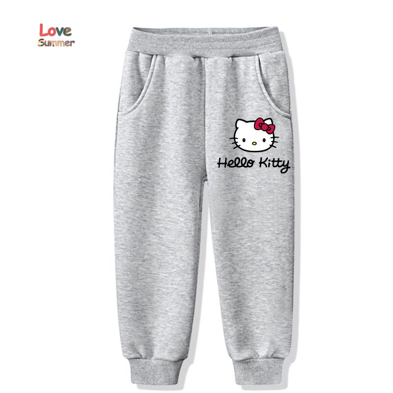 Kitty cat Print T-Shirt 4 to 14 years girls Short-Sleeved back to school Casual Top Suitable for 2026 Summer Spring