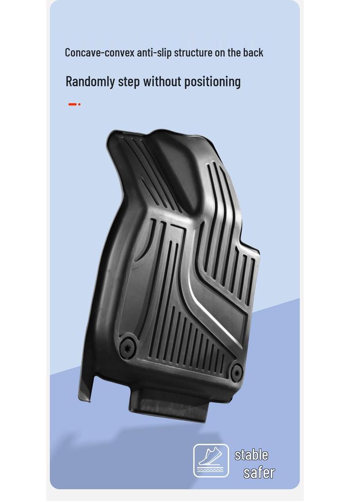 Eco-friendly TPE Car Floor Mats for Chery S7/R7/V9: Odorless, Wear & Scratch-resistant