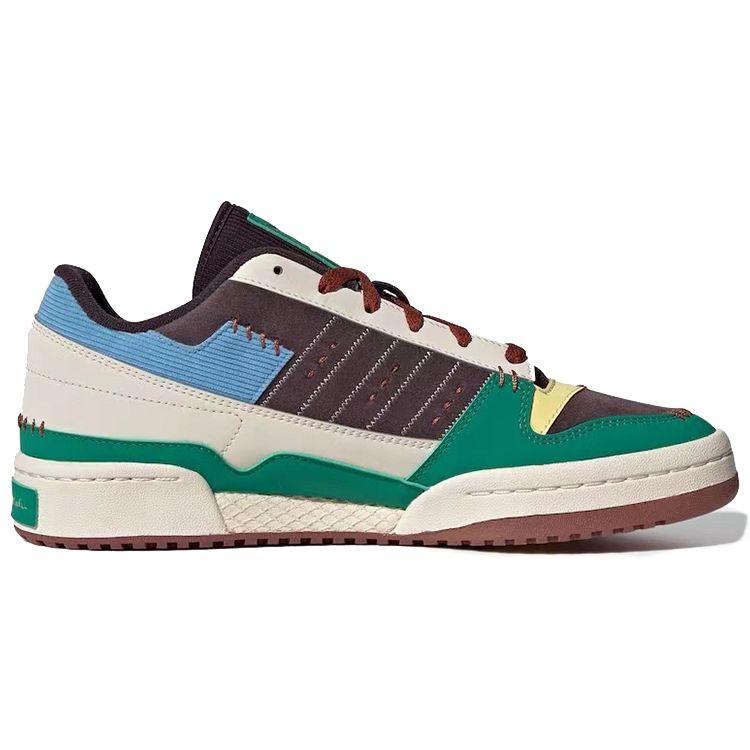 Melting Sadness x adidas Forum Exhibit Low Костюм марионетки - Ночной бордовый Унисекс — фото 2