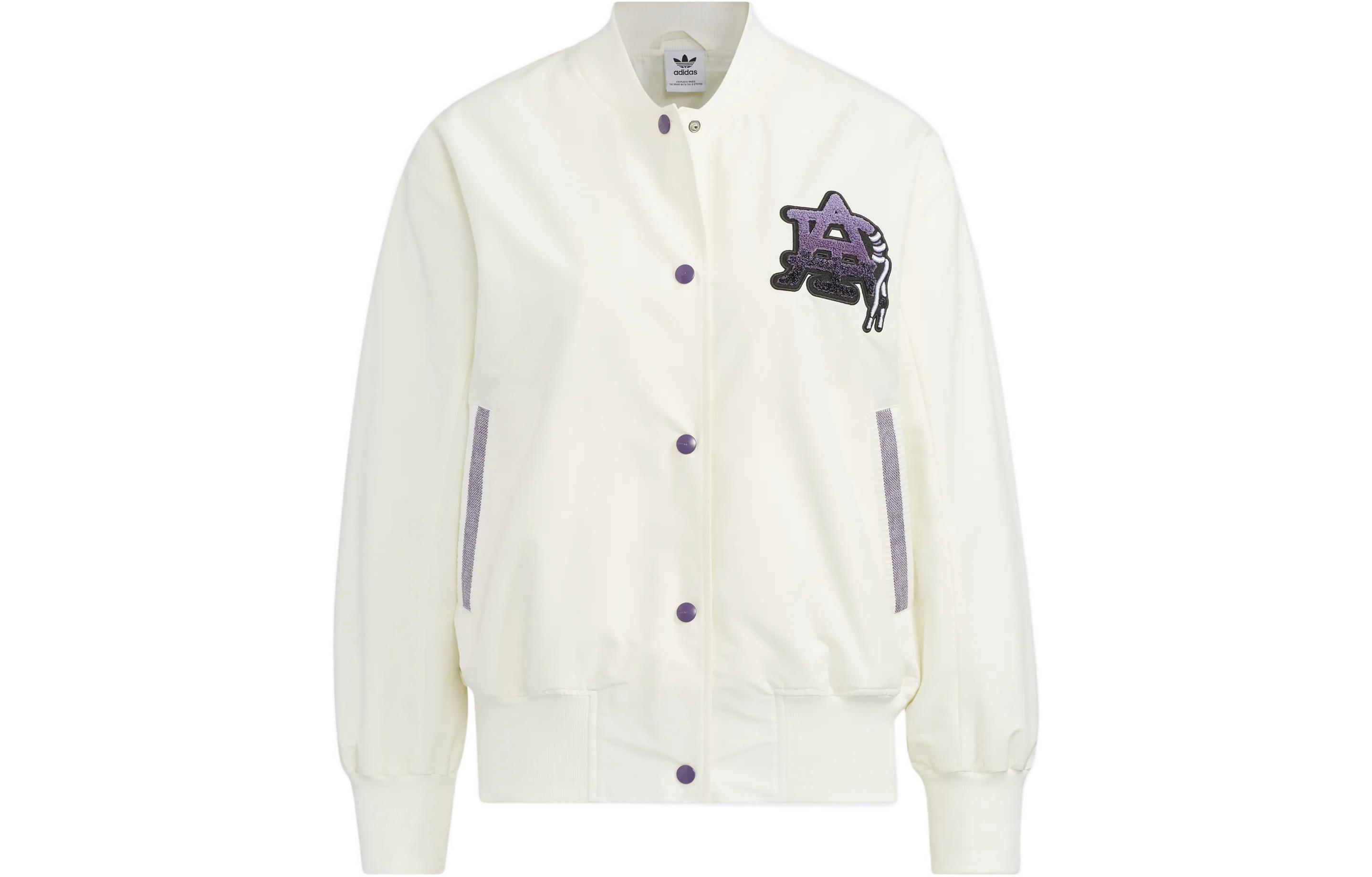 Adidas Originals MODERN COLLEGIATE Jacket Women s White HS1918 XS