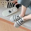 Invisible Socks Children'S Summer Thin Non-Slip Can Not Fall Off With Light Mouth Boat Socks Striped Cartoon Cute Women'S Socks