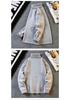 Men's Trendy High Neck Plus Velvet Sweater: Autumn/Winter Solid Color Knit Pullover