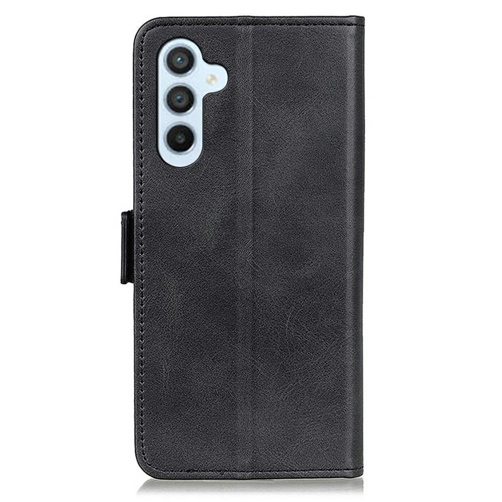 Etui ze stojakiem dla Samsunga Galaxy A26 5G, pokrowiec na telefon ze skóry PU o fakturze skóry bydlęcej