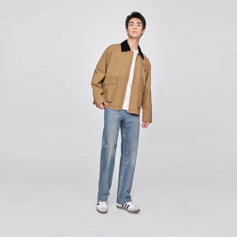 Lee Men's Straight Fit Medium Blue Jeans