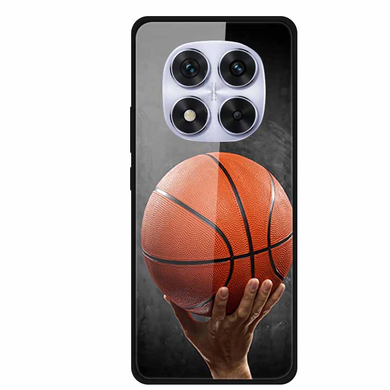 Tempered Glass Case For Redmi Note 14 Pro Coque 14Pro Flowers Phone Cases For Xiaomi Redmi Note14 Pro Hard Back Cover Case Funda