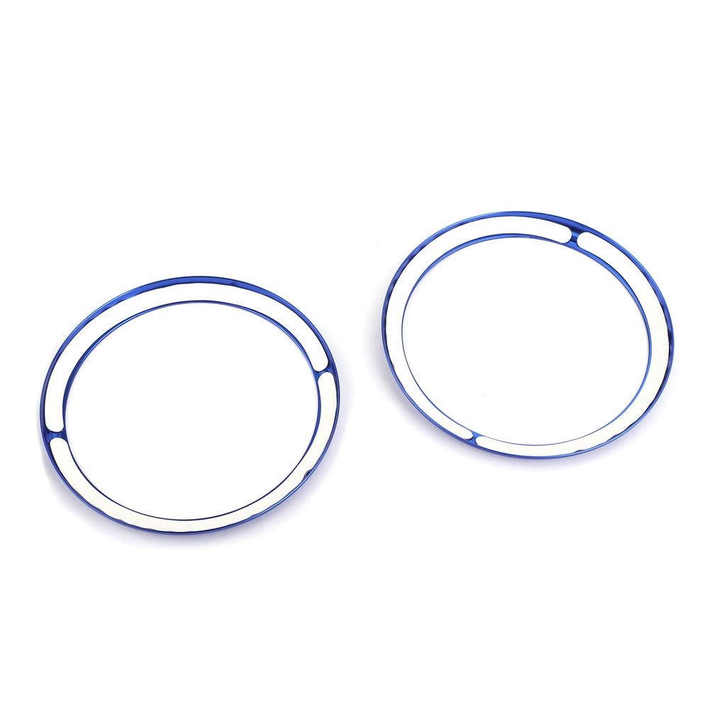2PCS Car Aluminum Air Outlet Trim Cover Sticker Blue Fits For Subaru BRZ Toyota 86