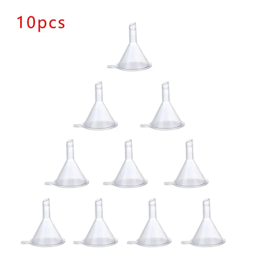 10pcs Small Plastic For Perfume Diffuser Bottle Mini Liquid Oil Funnels Labs Creative hot sale Kitchen Gadgets