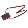 Retro Camera Case Bag PU Leather Cover with Shoulder Strap for Ricoh GR GR2 GR3 CameraCoffee Color