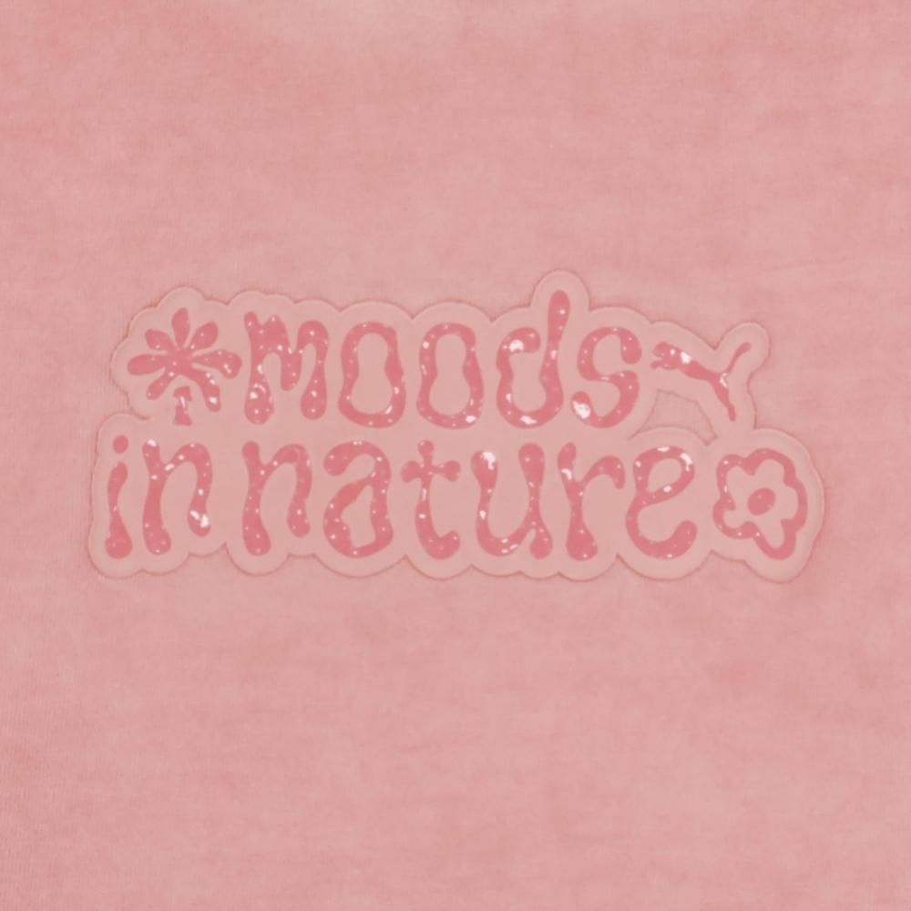 Puma W Moods In Nature Washed Tee 26rosy Outlook 637346