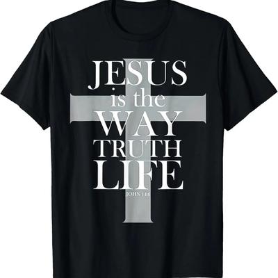 Jezus Is De Weg Waarheid Leven T-shirt