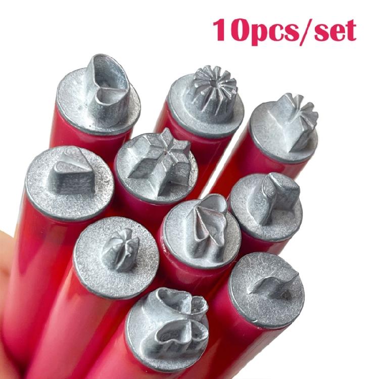 6/10/15 Pieces Flower Nail Stamper Pen,Nail Design Pens Nail Art Pens Nail Art Stamp Pen Set DIY Manicure Nail Art Tools
