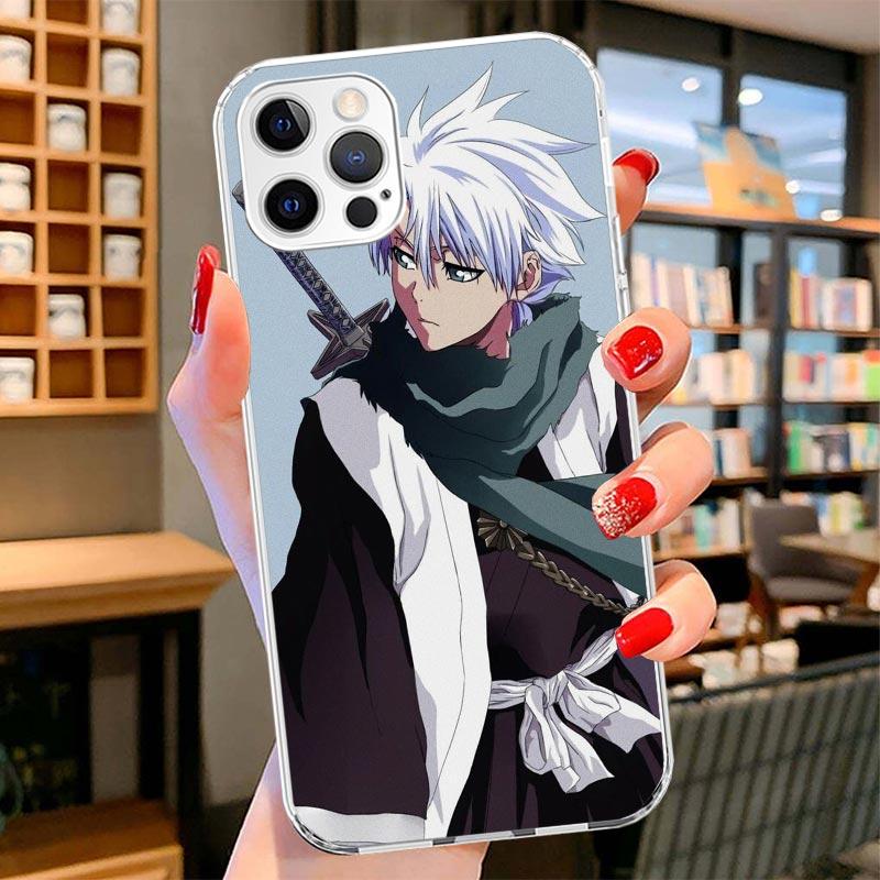 Bleach Hitsugaya Toushirou Cover Phone Case For iPhone 16 17 Air 15 14 Pro Max 16E Phone Case 13 Mini 12 11 7 SE 8 Print Pattern