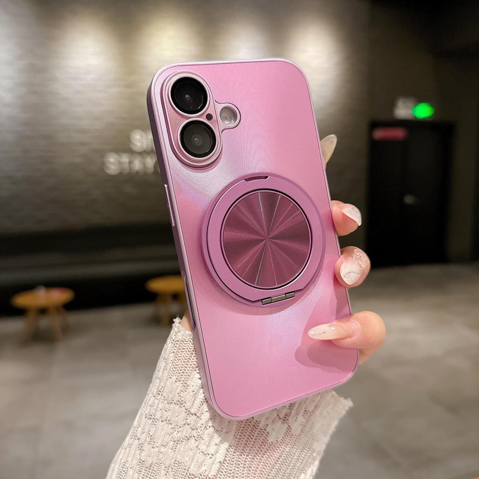 

Подходит для чехла для мобильного телефона IPhone Apple 16 с узором Aurora CD, вращающийся на 360° магнитный кронштейн, защитный чехол 15/14 iPhone 16promax