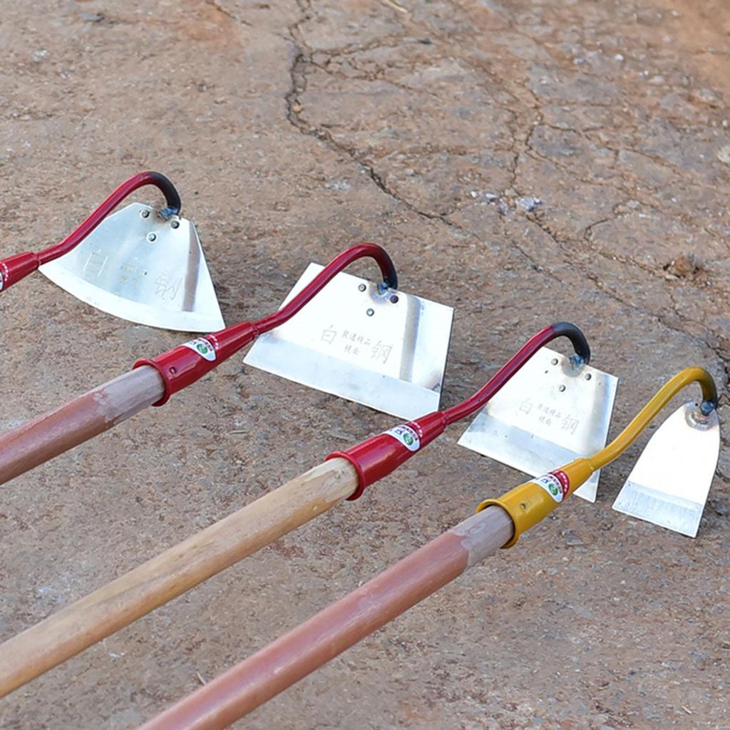 Hoe Garden Tool Gardening Hand Tool for Weeding Seeding Landscaping Soil