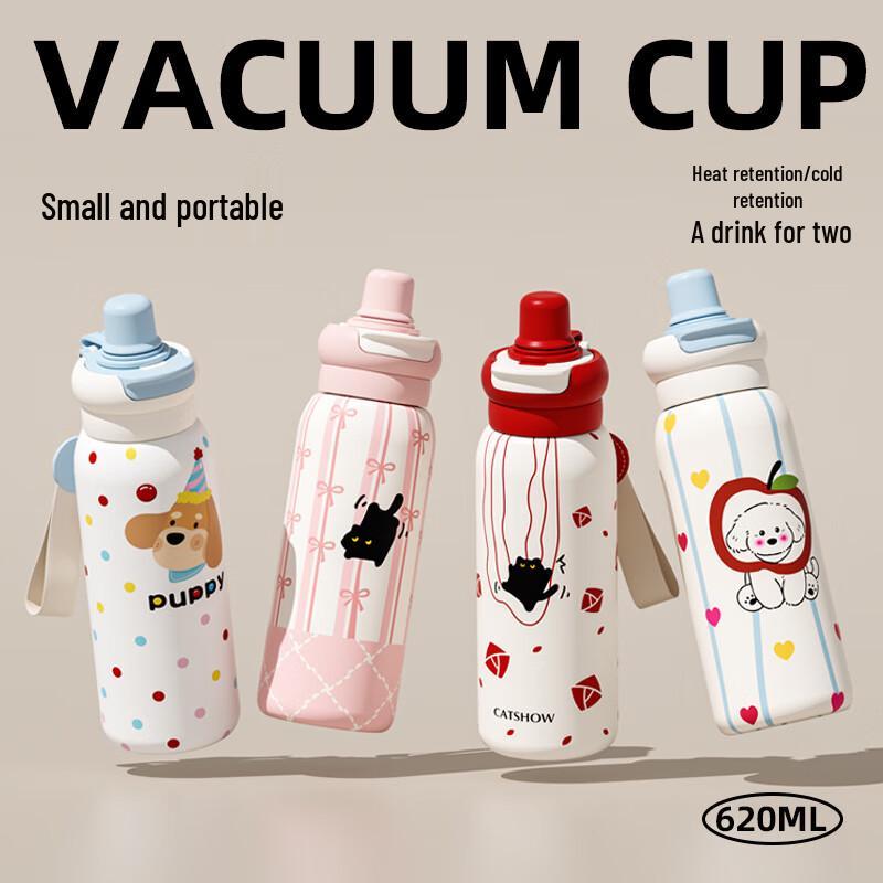 Chang Bao Sen 620ml 316SS Dual-Drink Insulated Tumbler