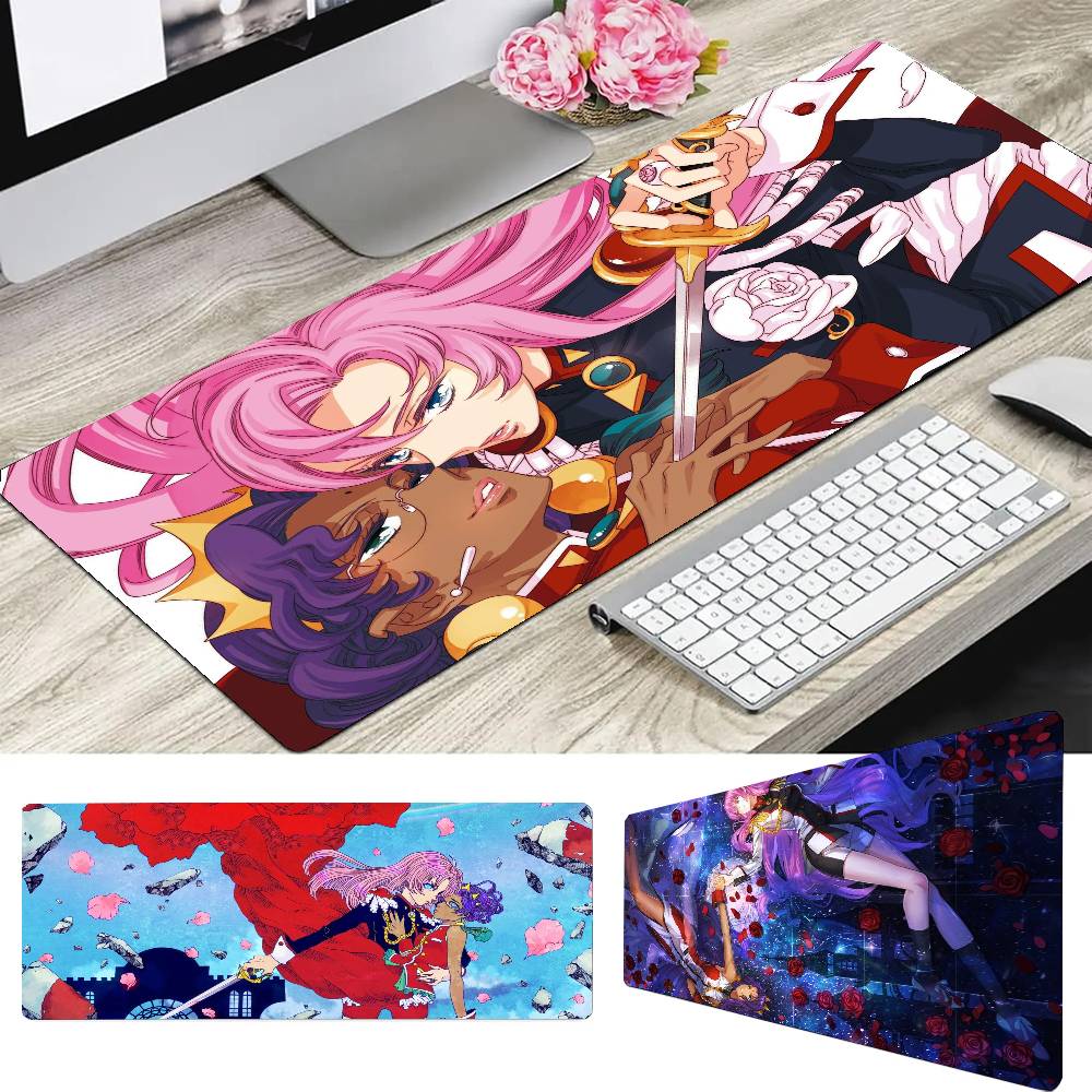Revolutionary Girl U-Utena Anim Mousepad Mouse Mat Desk Mat With Pad Gaming Accessories Prime Gaming XXL Keyboard Pad Padding