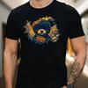 T-Shirt Homme Kawaii Gothique Motif Ours en Peluche Coton Taille S à 5XL