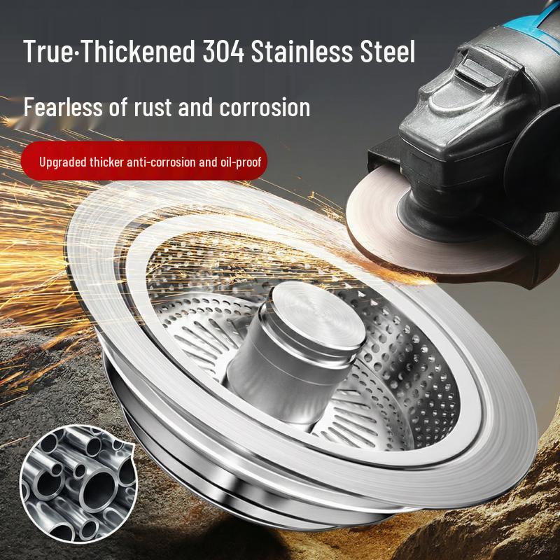 Jiayun Universal 304 Stainless Steel Kitchen Sink Pop-Up Drain Filter
