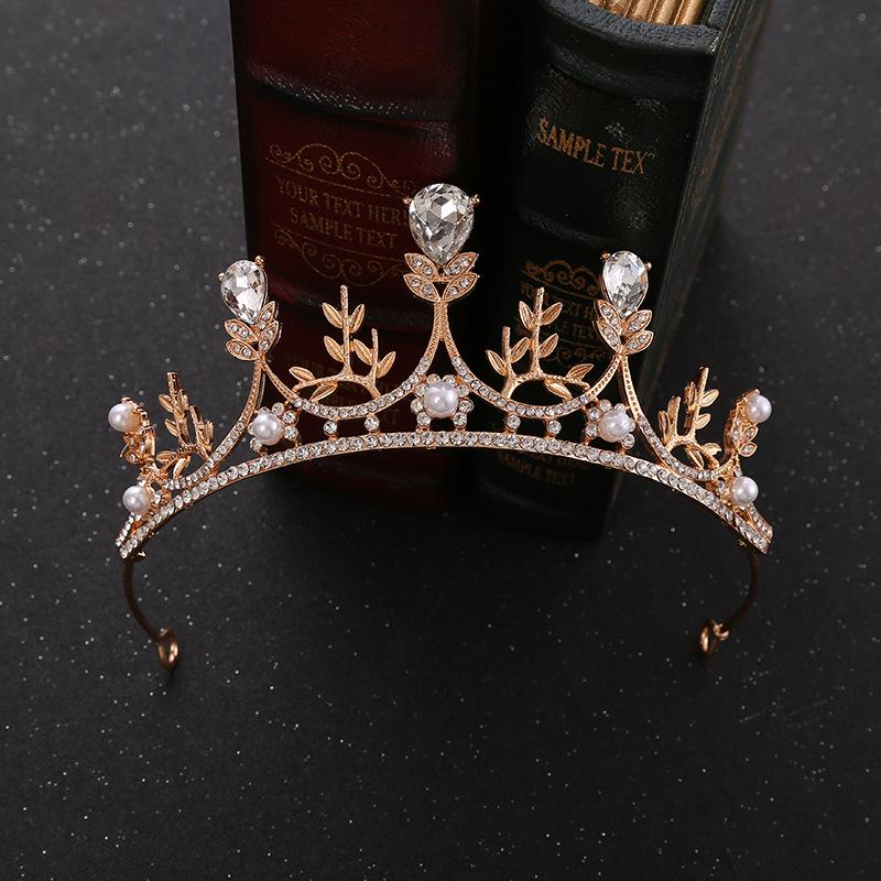 Korean Princess Crystal Headband: Children's Alloy Crown for Birthdays and Performances