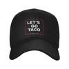 Lets Go Taco Cap Unisex Summer Wear  Baseball Cap Adjustable