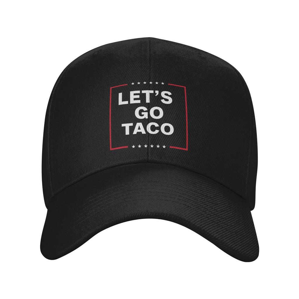 Lets Go Taco Cap Unisex Summer Wear Baseball Cap Adjustable