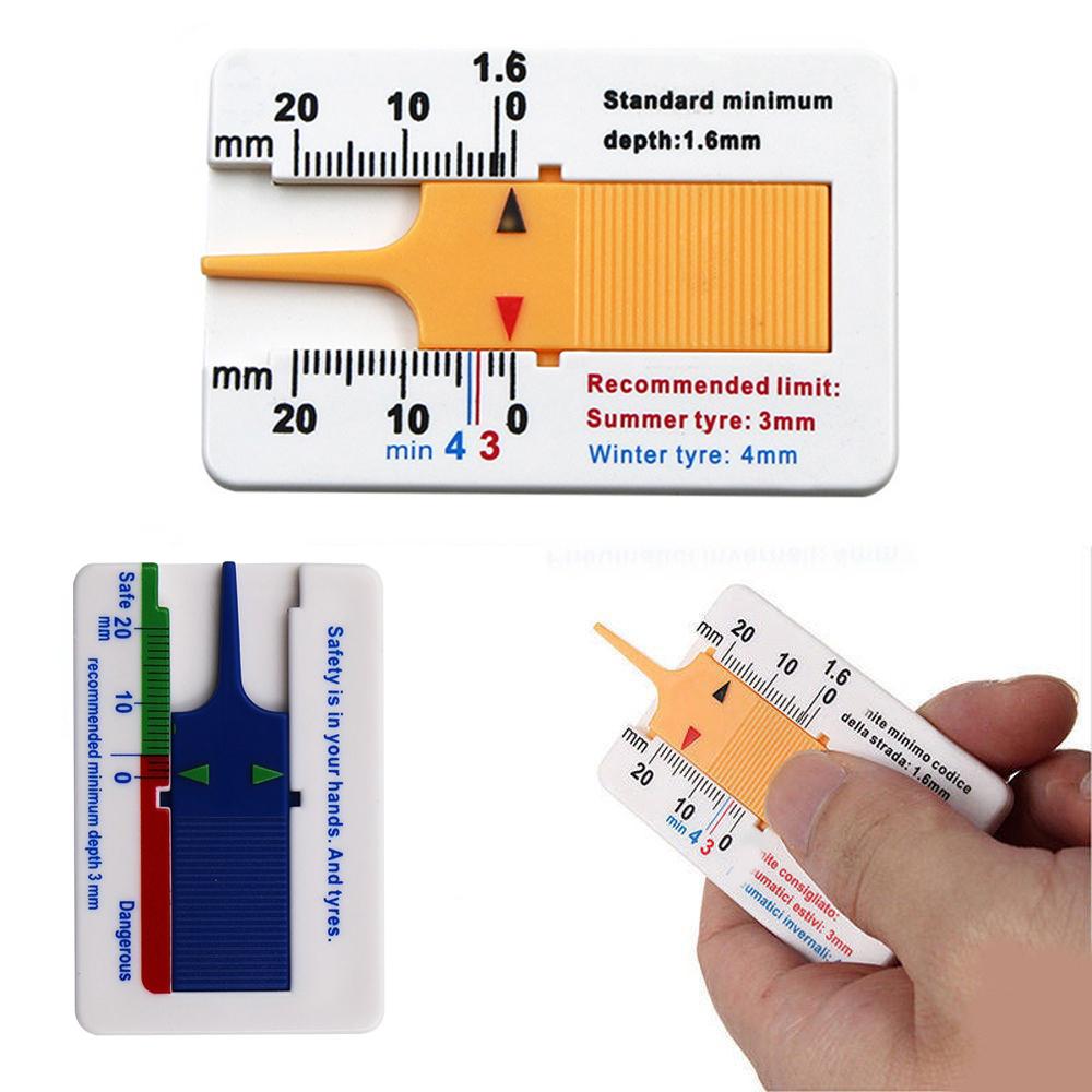 Reifenprofiltiefenmesser, Messschieber für Auto, Motorrad, Wohnwagen, Anhänger, Radmessung