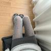Spring, Autumn And Winter Polka Dot Micro-Transparent Light Gray Pantyhose Female Korean High-End Micro-Pressure, Thin And Non-Drop Leggings