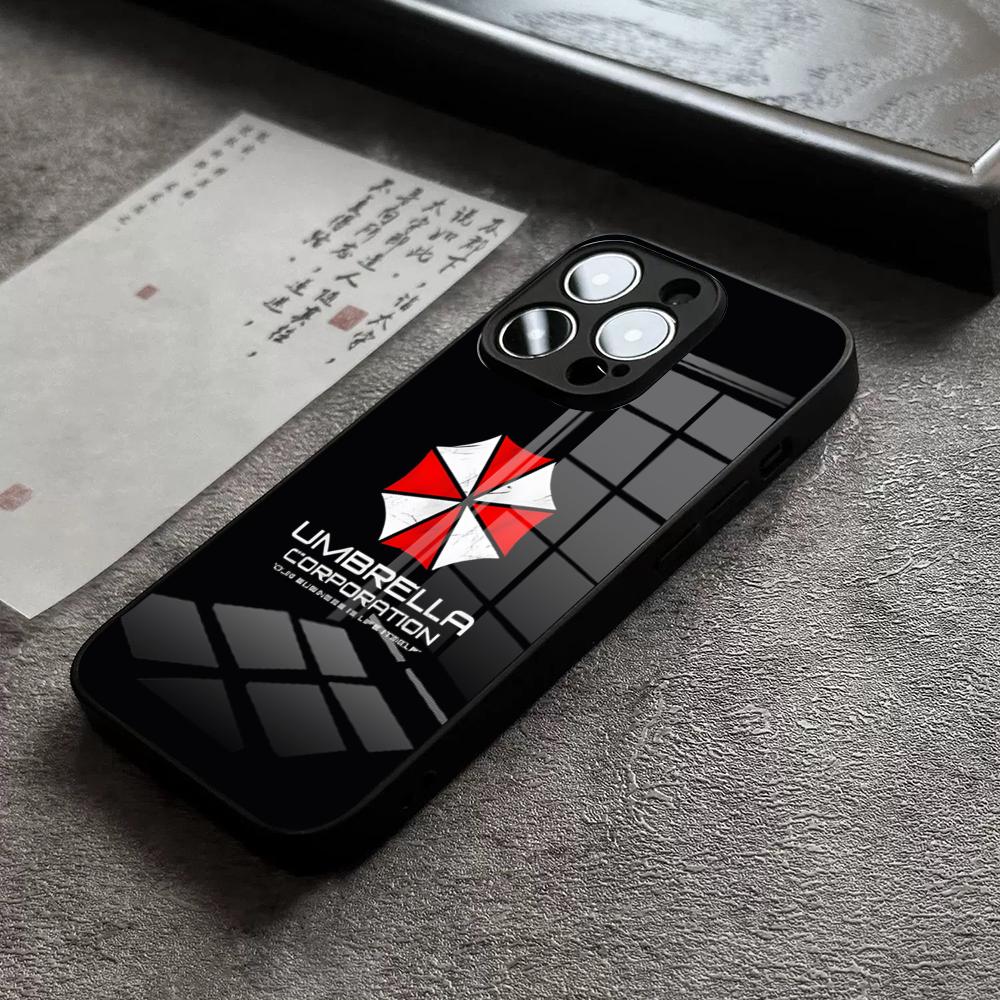 Game U-Umbrella C-Corporation Phone Case For iPhone 18 17 16 Pro Max 15 Plus 14 Pro 12 11 13 Mini X XR XS Max SE Glass Cover