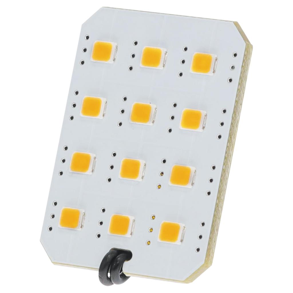 CARMATE GIGA Car LED Room Compatible with Irradiation Plate Equipped with 12 Bright Warm Interior 1 BW264 Lamp, T10/T8x29/T10x31/G14, 3000K, 500lm,