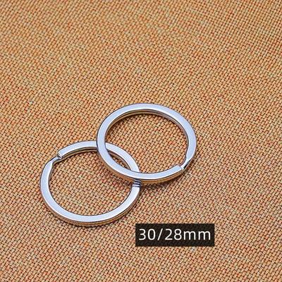 "Portachiavi Premium da 30 mm con fibbia da 3 cm, portachiavi piatto da 28 mm"