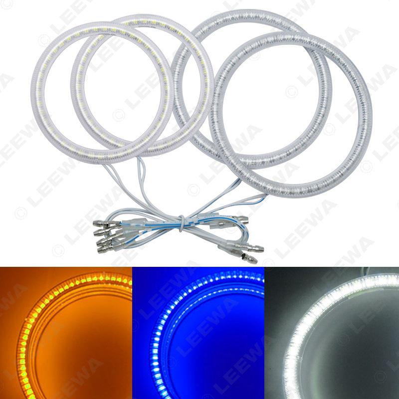 Hyundai Tiburon/Sonata/i30 SMD Angel Eye Headlights with Cover