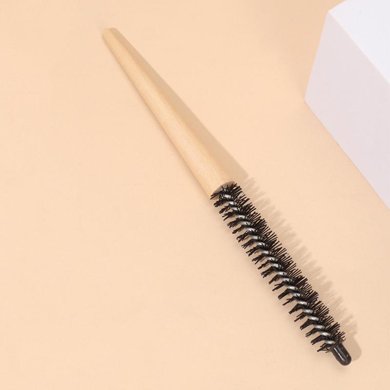 Small Round Hair Brush Pro Salon Teasing Back Hair Brushes Wood Slimline Comb Hair Brush Extension Hairdressing Styling DIY Tool