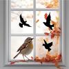 62KD 16x Window Clings Hummingbird Window Stickers Glass Door Decals Preventing Bird