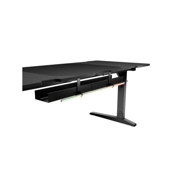 Mesa Gaming GENESIS Holm Modular 180cm Acero Y MDF Iluminación LED Modularidad Total