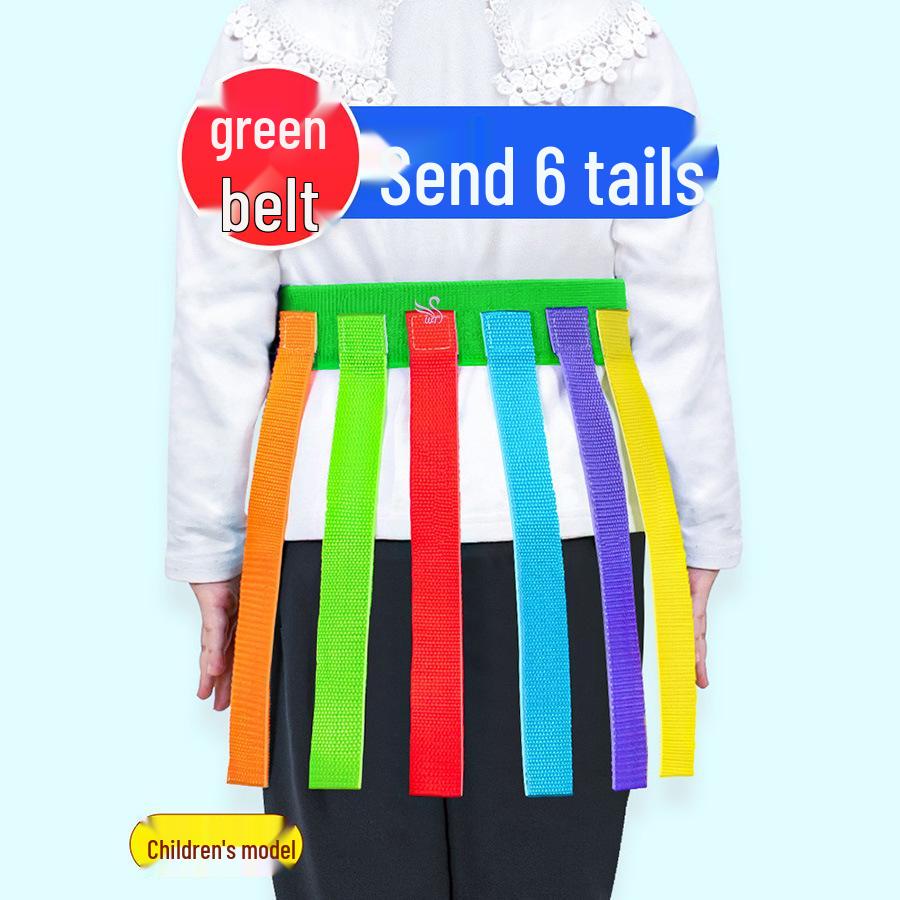 Adjustable Catch the Tail Waistband: Parent-Child Team Building Toy for Sensory Integration and Sports Fun