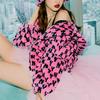 New MLB Old Flower Velvet Jackets Unisex Barbie Pink 3AJPF1816-50PKD