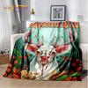 3D German Jaegermeister Logo Elk Soft Flannel Blanket for Beds Bedroom Sofa Picnic,Throw Blanket for Cover Outdoors Leisure Gift