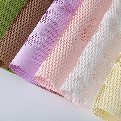 Thick Honeycomb Grid Bouquet Wrapping Paper for Flowers and Gifts