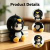 Plush Stuffed Animal Toy Soft Penguin Doll Huggable Figure for Kids and Adults Cuddly Plushie Collectible for Home Office Decor