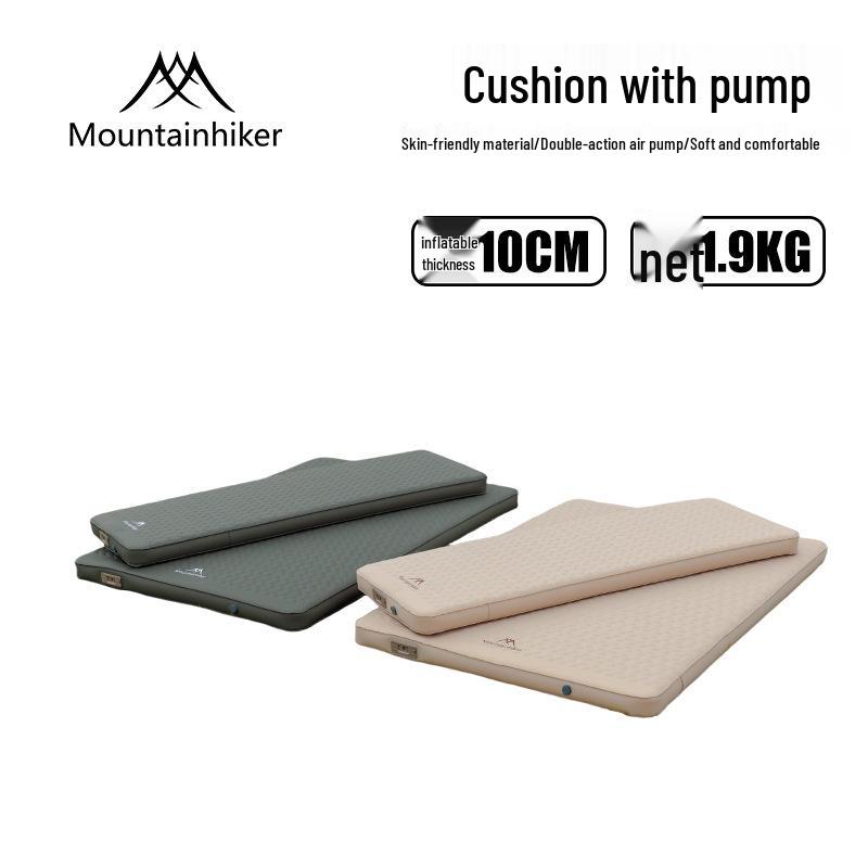 Mountain Outdoor Camping Inflatable Bed with Built-in Pump – Lightweight and Convenient Mattress